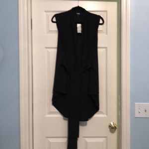 Nene Leakes versatile black wrap vest size size XL